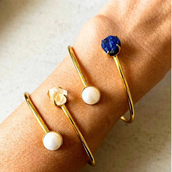 Goddesses Tears narukvica – Biser i Herkimer dijamant