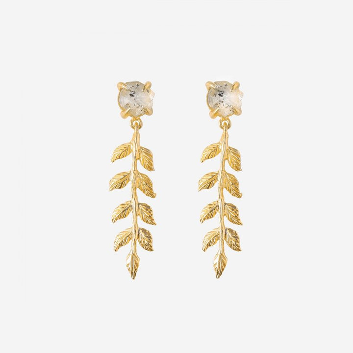 Goddesses Garden minđuše – Herkimer dijamant