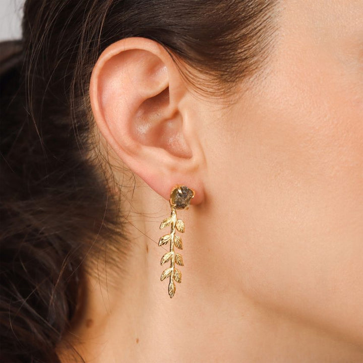 Goddesses Garden minđuše – Herkimer dijamant