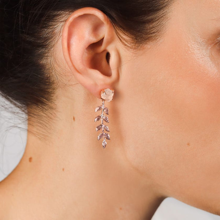 Godesses Garden minđuše – Herkimer dijamant