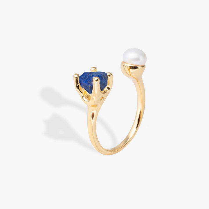 Goddesses Tears prsten – Biser i Lapis lazuli