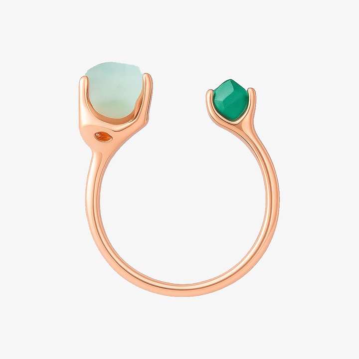 Goddesses Dreams prsten – Akvamarin i Plavi apatit